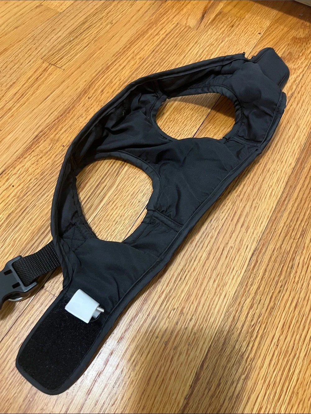 Black Skull Pattern medium Dog Harness